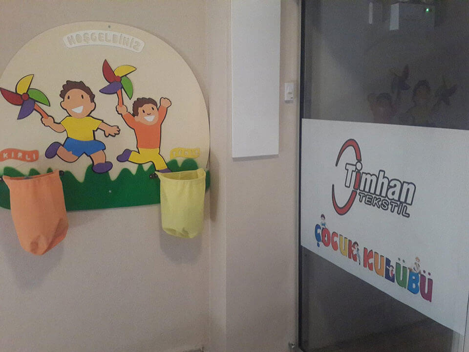 Timhan Tekstil Çocuk kulübümüz hazır.